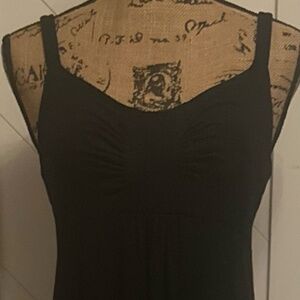 Tori Richard Hawaii Maxi Black Cotton Long Dress I Medium